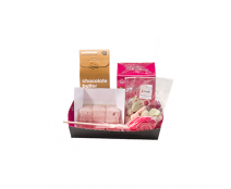 Dessert tray 190x120x35mm fuchsia-black